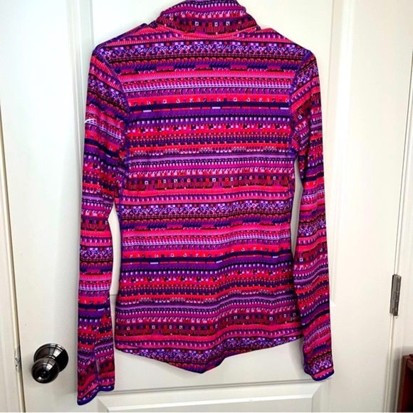 Nike Pro Dri-Fit Half Zip Pullover Lightweight Jacket Purple Pink - Picture 3 of 14